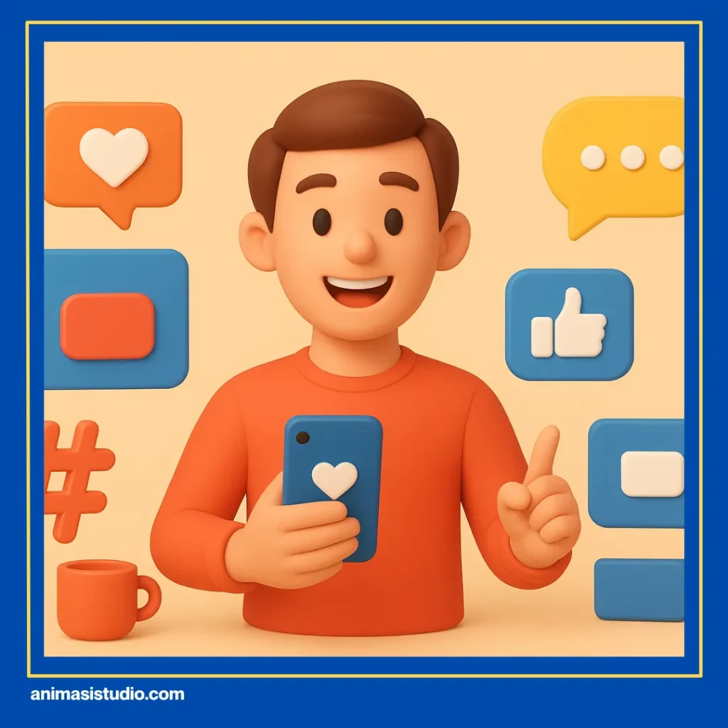 Animasi 3D Gambar Kartun Keren