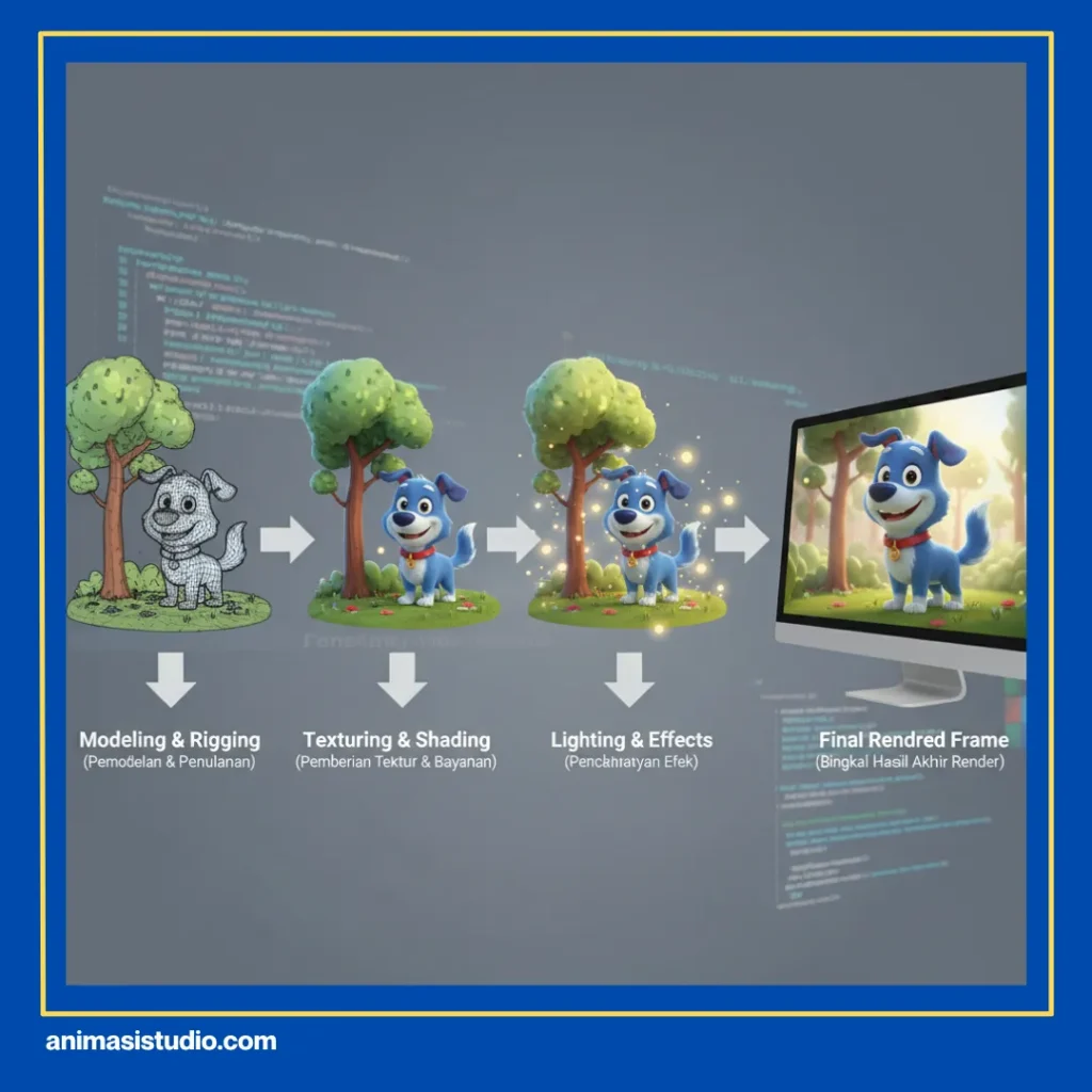 gambar kartun animasi 3D