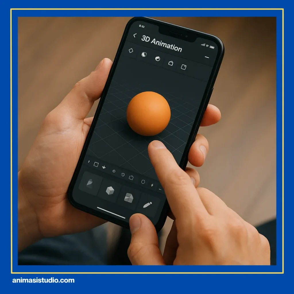 cara membuat animasi 3d di hp