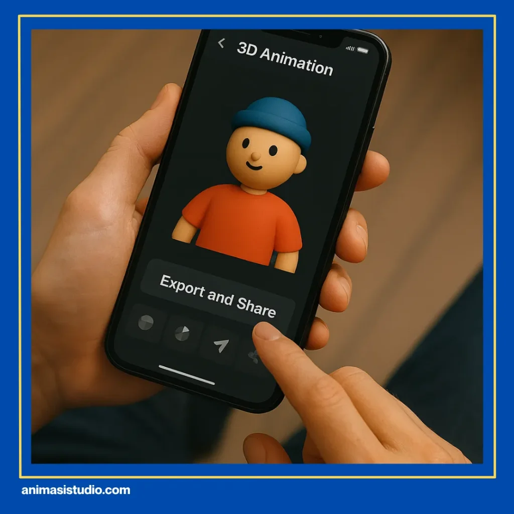 cara membuat animasi 3d di hp