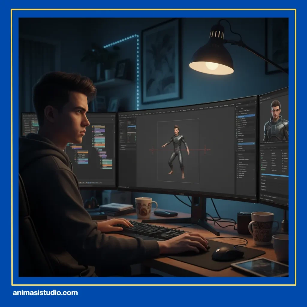 gambar animasi cowok keren 3D