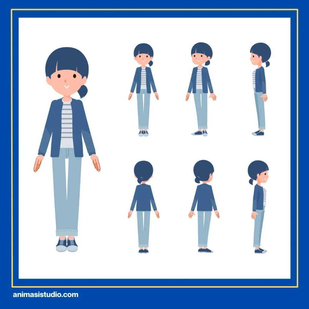 cara membuat karakter animasi