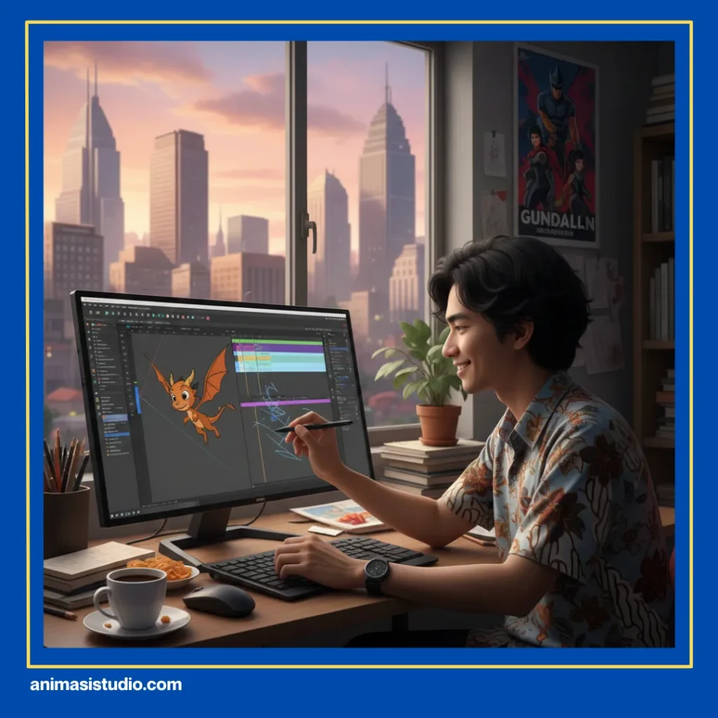 tahapan produksi animasi 2D