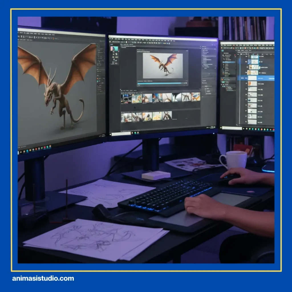 Bagaimana Proses Rendering Animasi 3D