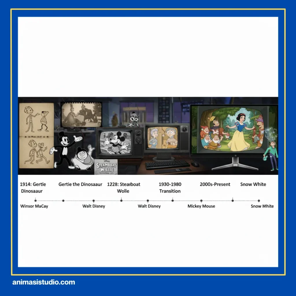 sejarah perkembangan animasi 2d