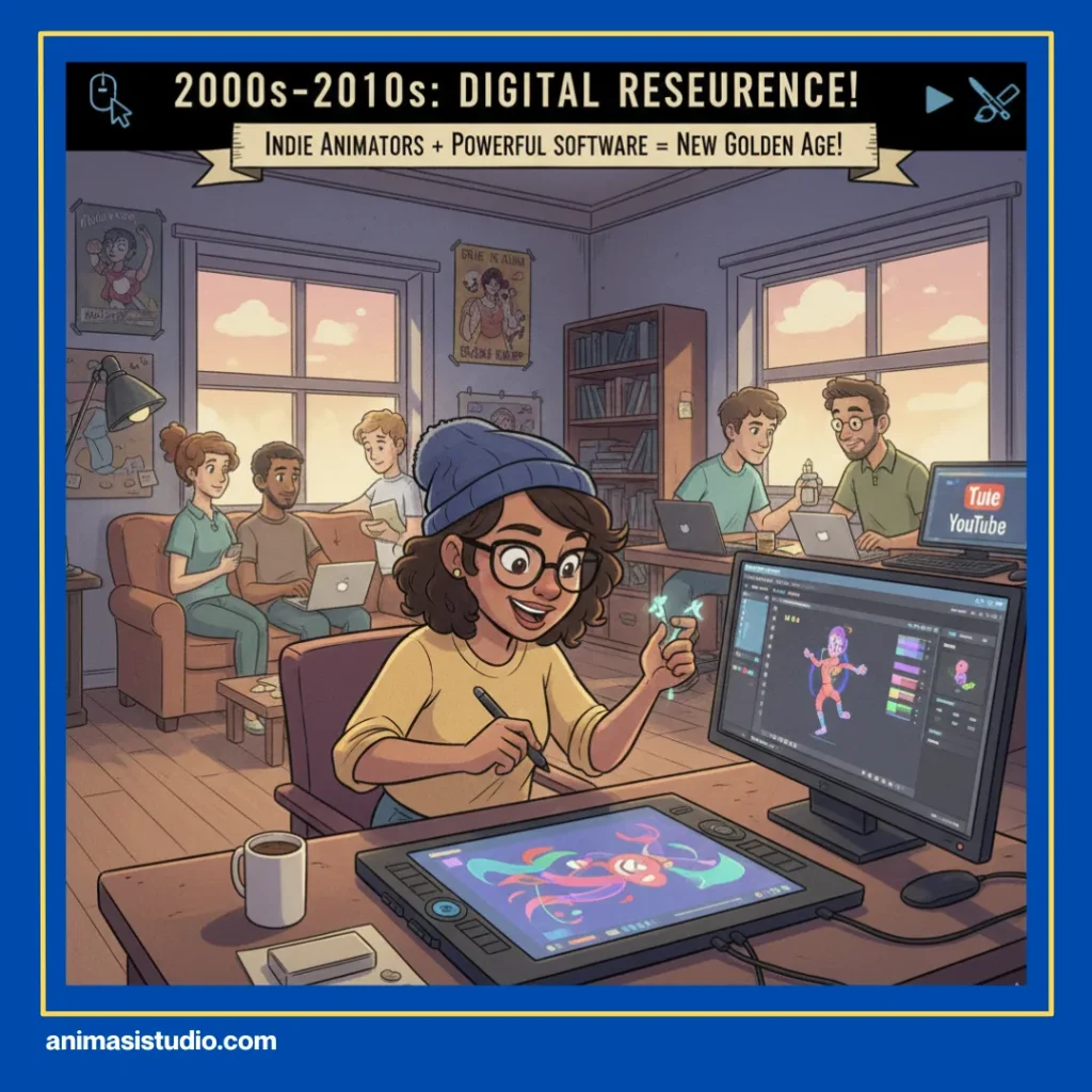 sejarah perkembangan animasi 2d