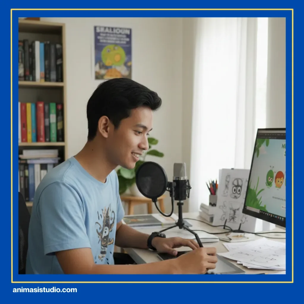 langkah-langkah membuat video explainer animasi