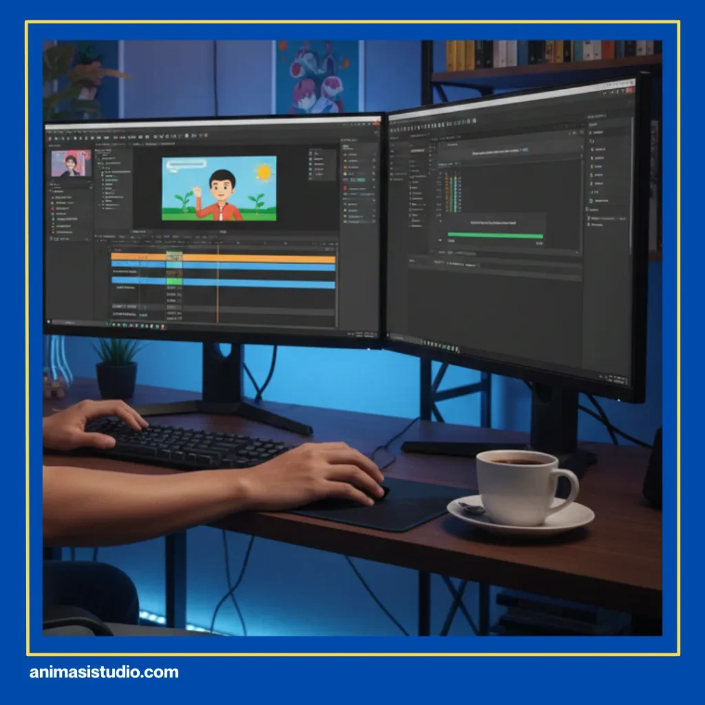 langkah-langkah membuat video explainer animasi