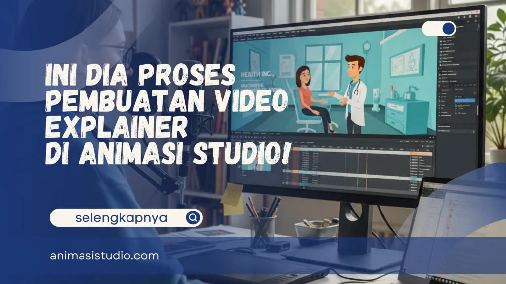 proses pembuatan video explainer di animasi studio