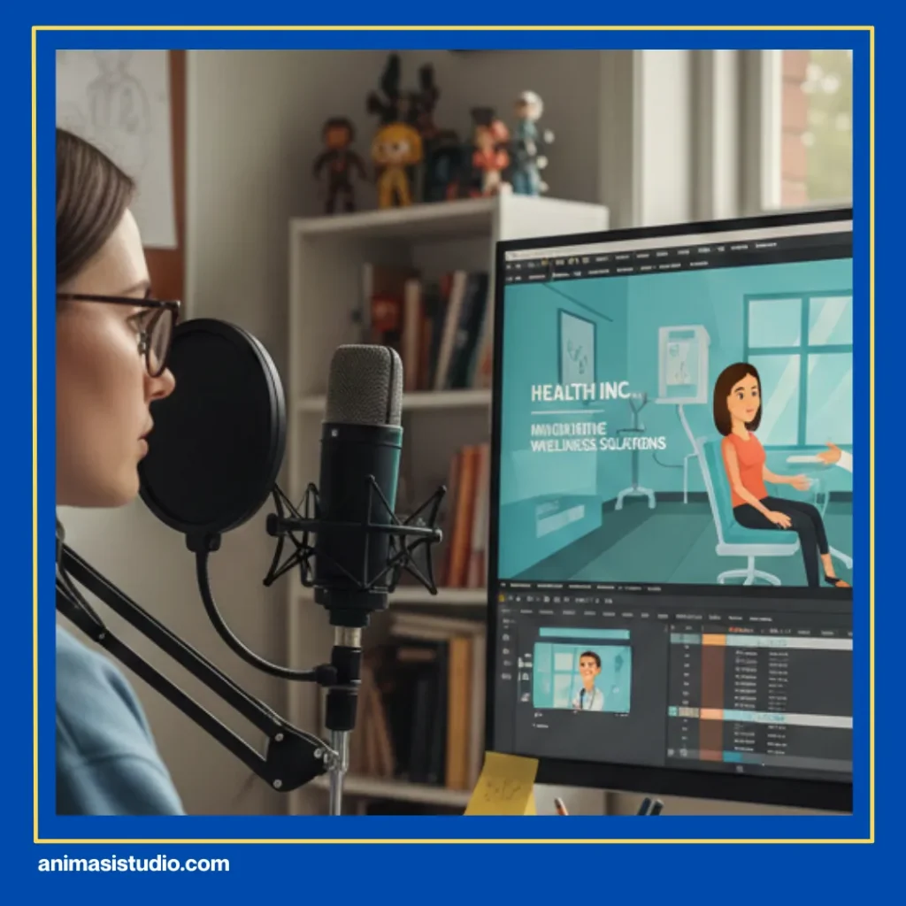 proses pembuatan video explainer di animasi studio