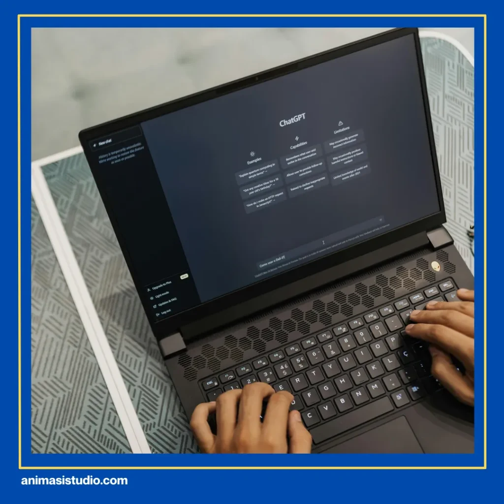 contoh animasi AI dalam video marketing