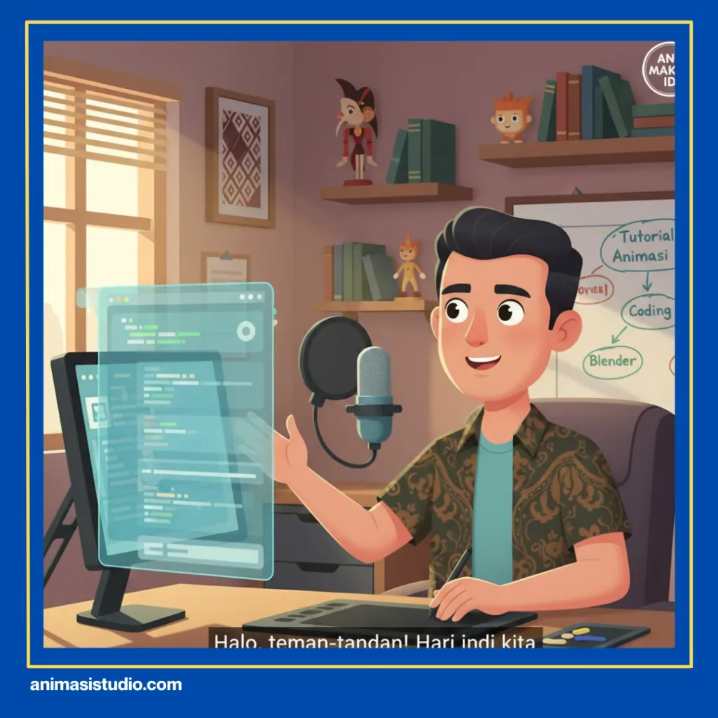 contoh animasi AI dalam video marketing