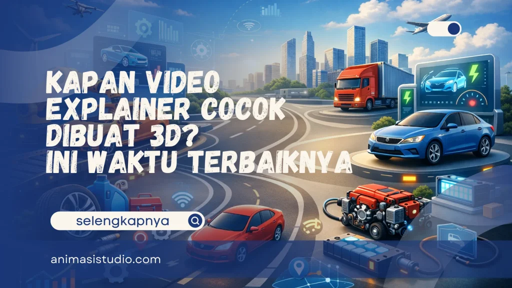 kapan video explainer cocok dibuat 3D